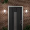 vidaXL Außenwandleuchte 2 pcs Silber 12 x 8,5 x 27 cm 4005934 Bild 3