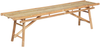 Gartenbänke 2er Set TINDARI 180 cm Bambusholz Heller Holzfarbton Bild 4