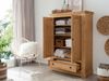 Wäscheschrank 108cm 'Anne' Kiefer eichefarbig Bild 2