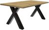 Esstisch ausziehbar Eike 7 140 x 90 x 75 Esszimmertisch Schwarzstahl/Asteiche 13432-140 Bild 3