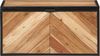 vidaXL Truhe 60x30x30 cm Massivholz Akazie und Eisen 372752 Bild 3