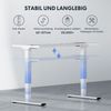 FLEXISPOT Schreibtisch Elektrisch höhenverstellbares Tischgestell (Dual-Motor & 3-Fach-Teleskop & 3 Hub-Säulen & 3 Speicherhöhen), Zeit-Erinnerungsfunktion, Softstart/-Stop, Max. Load: 160kg Bild 2