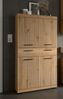 Badezimmer Midischrank Shawn in Eiche 74x143 cm Bild 2