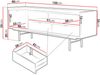TV-Lowboard Enetori 150 (Farbe: Nuss Warmia) Bild 4