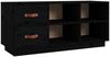 vidaXL Schuhbank Schwarz 100x34x45 cm Massivholz Kiefer 820181 Bild 2