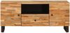 vidaXL TV-Schränk mit Regal Braun 105 x 33 x 46 cm Massivholz Mango 4018310 Bild 3