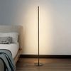 Neona LED Stehlampe SELENE Schwarz, Dimmbar per Fernbedienung, mit Memory-Funktion, LED fest integriert, Warmweiß Bild 2