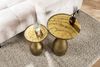 KAWOLA Beistelltisch MOKKA S Glas gold 45 x 30 x 30 cm Bild 4