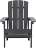 Gartenstuhl ADIRONDACK mit Fußstütze Dunkelgrau Bild 5