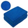 Frottee Spannbettlaken Premium Marke Doppelpack 120 x 200 cm Royalblau Bild 2