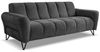 Beautysofa Sofa mit Metallbeine in Schwarz VOLARE, 3-Sitzer, viele Farbvarianten, ohne Schlaffunktion Bild 4