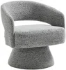 Vente-unique - FEDOTE Sessel Stoff Grau - B 68 cm x H 72 cm x L 71 cm Bild 3