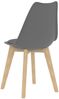 vidaXL Esszimmerstühle 2 Stk. Grau Kunstleder [244785] Bild 5