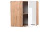 Vicco Küchenschrank Küchenzeile R-Line, Weiß Hochglanz, Eckhängeschrank 57 cm Bild 4