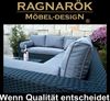 Ragnarök Möbel-Design Gartenlounge-Set Lounge Set Wotan, (Set, Ecksofa, Alu, Polyrattan), integrierte Kopfstützen in den Sitzflächen, extra Breite Armlehnen Bild 3
