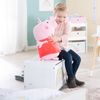 roba Spielzeugtruhe 'Peppa Pig' - Aufklappbare Sitzfläche mit Dämpfungsbeschlag - Weiß / Rosa Bild 4