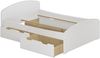 Doppelbett 3 Bettkasten 200x200 Seniorenbett Ehebett Massivholz Kiefer Zubehör wählbar V-60.50-20W Rollrost inkl. Bild 2