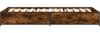 vidaXL Bettgestell Räuchereiche 75x190 cm Holzwerkstoff und Metall 845123 Bild 5