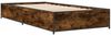 vidaXL Bettgestell Räuchereiche 75x190 cm Holzwerkstoff und Metall 845123 Bild 3