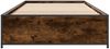 vidaXL Bettgestell Räuchereiche 75x190 cm Holzwerkstoff und Metall 845123 Bild 4