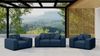 Gartensessel Sessel Loungsessel SUMMER wetterfester Stoff NXL Dunkelblau Bild 3