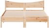 vidaXL Massivholzbett ohne Matratze 160x200 cm Kiefernholz 3216363 Bild 4