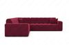 Couch Ibiza L Form in Samtstoff - Samtstoff - rot Bild 3