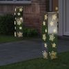 vidaXL Solar LED Weg Licht 2 pcs Silber Edelstahl 879748 Bild 3