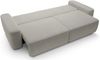 Selsey 'Baleo' 3-Sitzer Sofa mit Schlaffunktion, Chenille-Bezug, Greige, 82 x 257 x 105 cm Bild 3