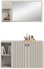 Garderobe Set 2-tlg. Loreno in kaschmir 106 cm Bild 2