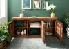 Sideboard Sheesham 185x40x80 walnuss gewachst TORONTO #201 Bild 4