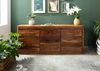 Sideboard Sheesham 185x40x80 walnuss gewachst TORONTO #201 Bild 3