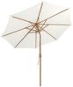 Sekey Sonnenschirm 300 x 300 cm Sonnenschirm Holzoptik Gartenschirm Knickbar, UPF 50+, LxB: 300x300 cm, Doppeltes Seilzugsystem, Neigungsverstellung, für Garten Bild 4