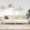 vidaXL Eckbettgestell Creme 80 x 200 cm Stoff 42016559 Bild 4