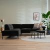 Bronx71 Ecksofa Kansas Chenille anthrazit / grün links Bild 2
