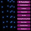 vidaXL Solar-Lichterkette, 2 Stk., 2x200 LED, Blau Bild 4