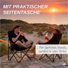 yourGEAR Campingstuhl your GEAR Campingstuhl Imola - gepolsterter Bucket Chair, extra breit Bild 4