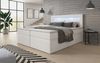 Boxspringbett Rinori mit LED, USB und Stauraum 160x200 Weiß H3 (70-100kg) Bild 2