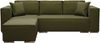 AX LIVING Grün Ecksofa mit Schlaffunktion Vinoria L-Form 255 cm Links Bild 2