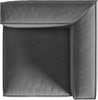 Micadoni Eckmodul Nuria 1-Sitzer Samt Grau Bild 4