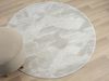 Teppich VIDA rund Creme-Grau 120 x 120 cm Bild 2