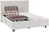 Vente-unique - SASORA Bett StoffStoff Beige - B 151 cm190 cm71 cm x H 110 cm20 cm16,5 cm x L 204 cm70 cm12 cm Bild 3