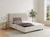 Vente-unique - SASORA Bett StoffStoff Beige - B 151 cm190 cm71 cm x H 110 cm20 cm16,5 cm x L 204 cm70 cm12 cm Bild 1