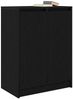 vidaXL Sideboard Schwarz Eichen-Optik 57x34x76 cm Holzwerkstoff 861617 Bild 4