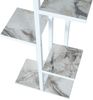 Pflanzregal Tohmajärvi Metall 120x34x21cm Weiß / Marmoroptik Weiß [en. casa] Bild 4