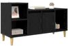 vidaXL TV-Schränk Schwarz Eichen-Optik 100 x 35 x 55 cm Holzwerkstoff 881023 Bild 3