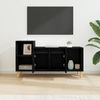 vidaXL TV-Schränk Schwarz Eichen-Optik 100 x 35 x 55 cm Holzwerkstoff 881023 Bild 4