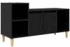 vidaXL TV-Schränk Schwarz Eichen-Optik 100 x 35 x 55 cm Holzwerkstoff 881023 Bild 2