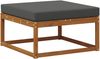 vidaXL Outdoor-Sofagarnitur mit Kissen 8 pcs Natur und Anthrazit 3382800 Bild 4