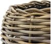 Spetebo Pflanzkübel Rattan Pflanztopf mit Kunststoff Einsatz (Stück, 1 St, 1), 33 x 24 cm - Garten Deko Blumenkorb natur Bild 3